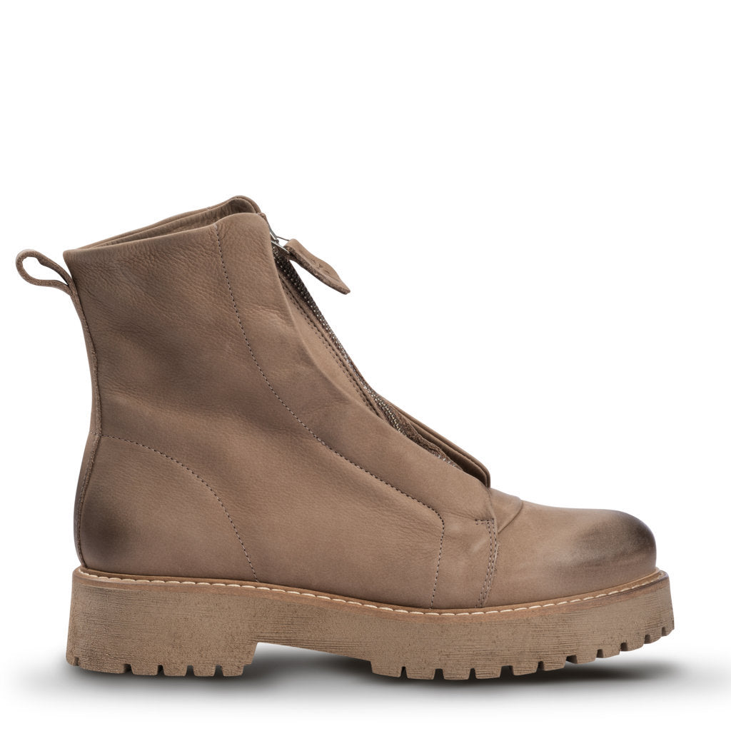 KUNI ZIP NABUK NATURAL