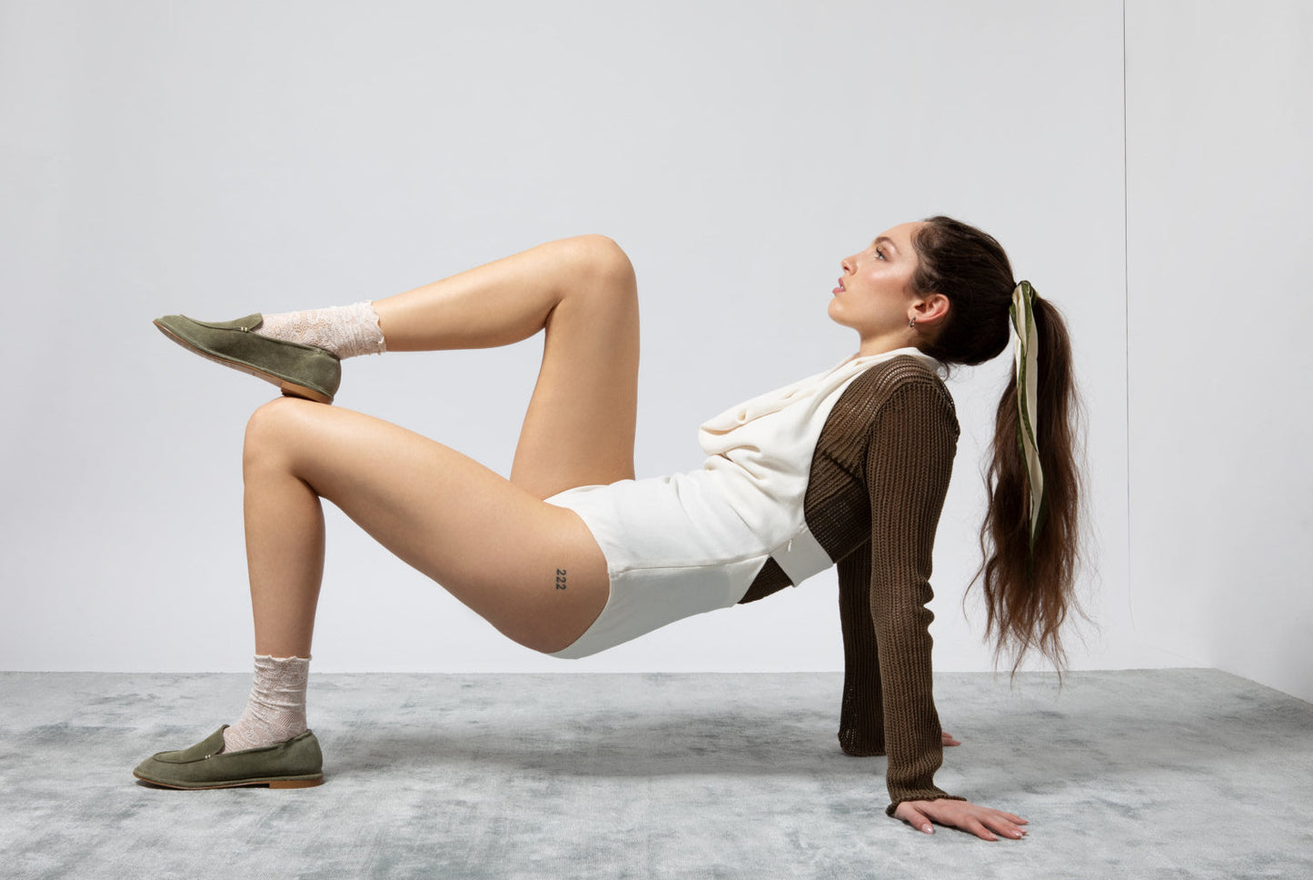 COLLEGE SUEDE MILITARY