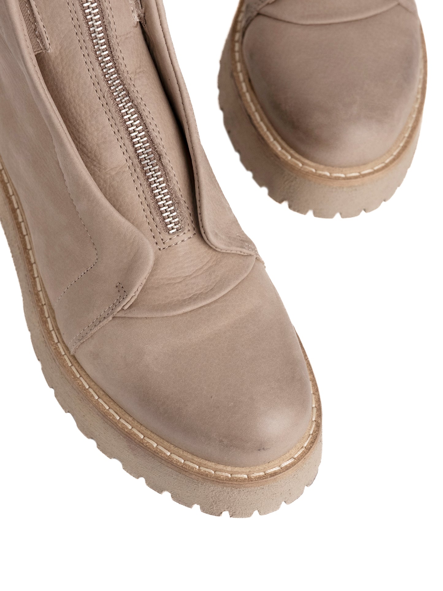 KUNI ZIP NABUK NATURAL