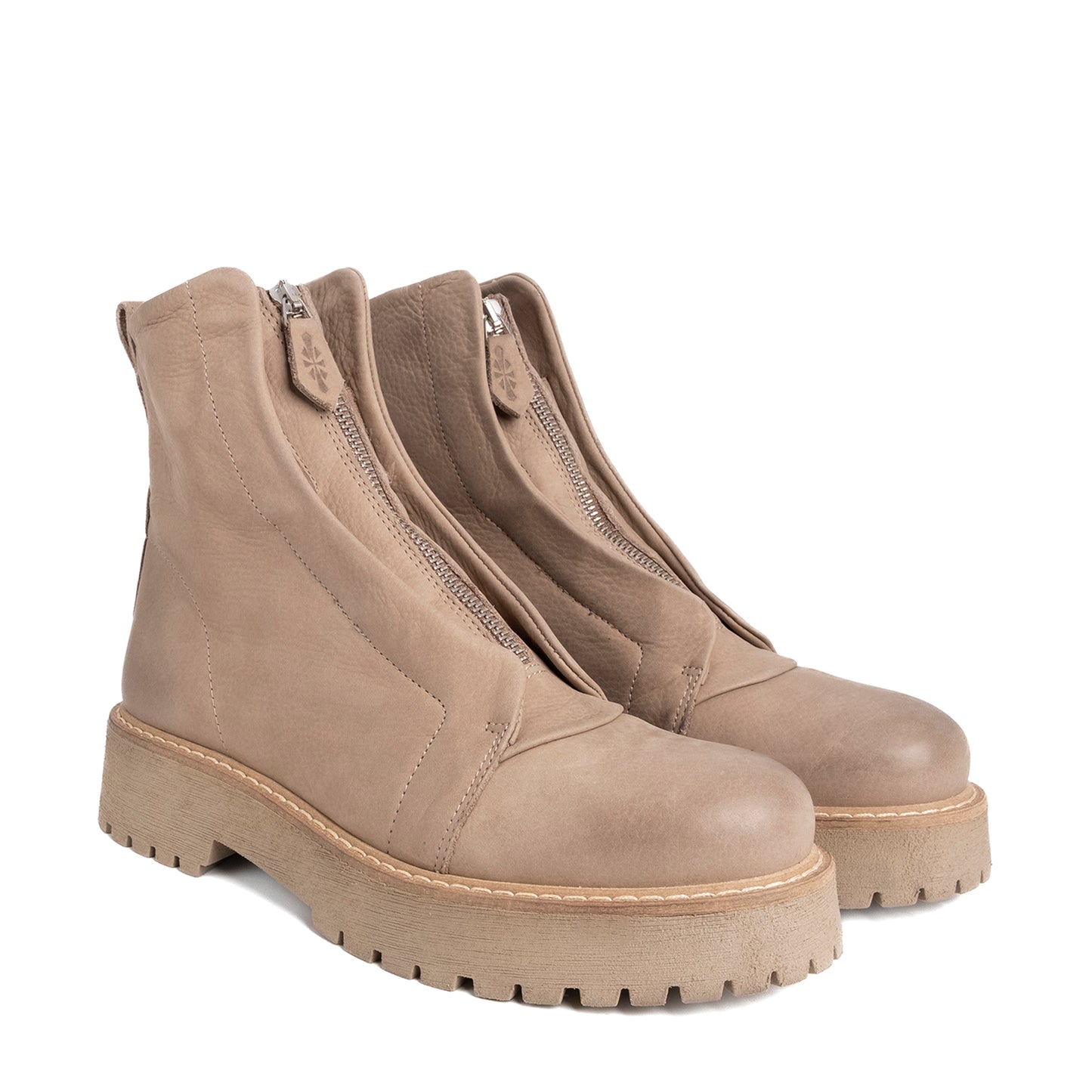 KUNI ZIP NABUK NATURAL