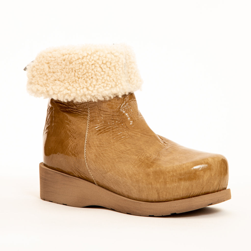 KLOG SHEARLING RIN TORTORA MIDA CAMEL