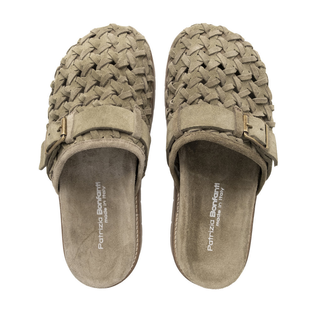 EDRA WOV  SUEDE MILITARY