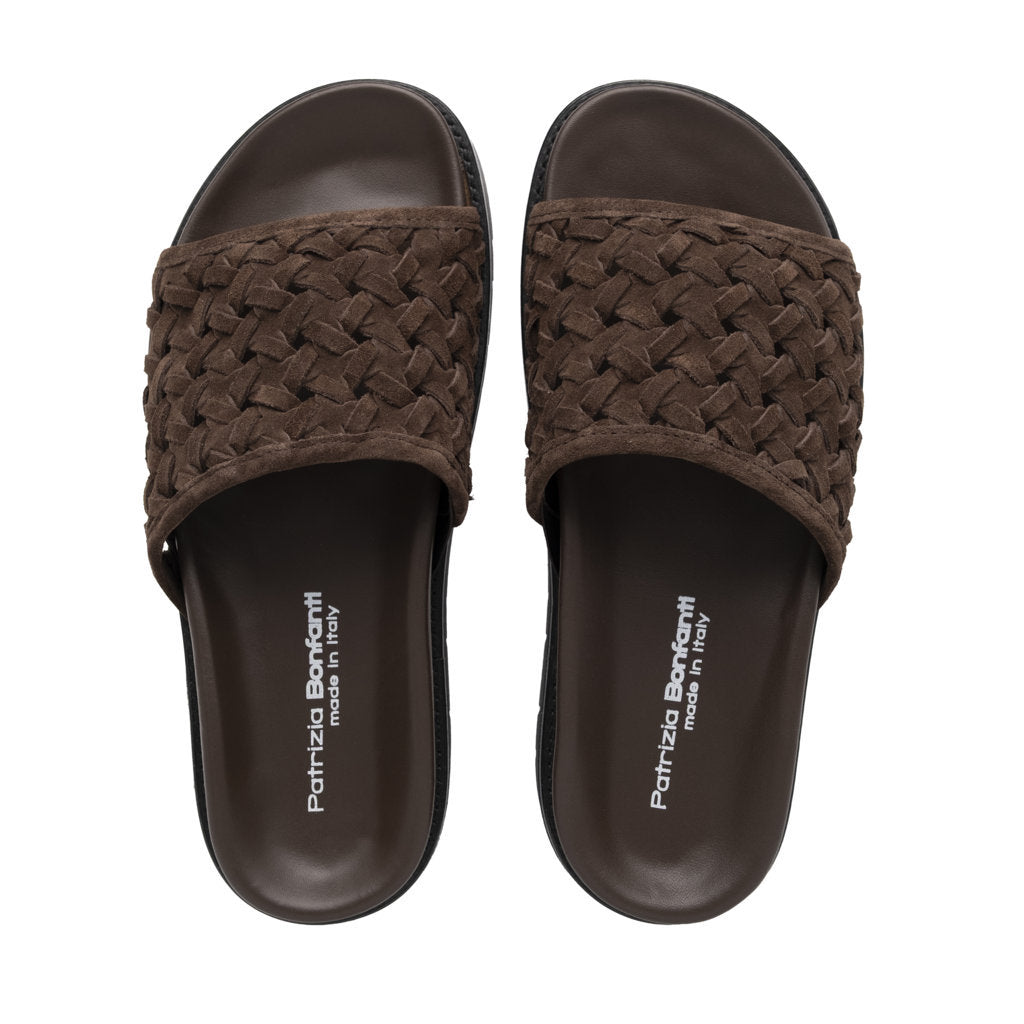 BRIANNA WOV  SUEDE CHOCO