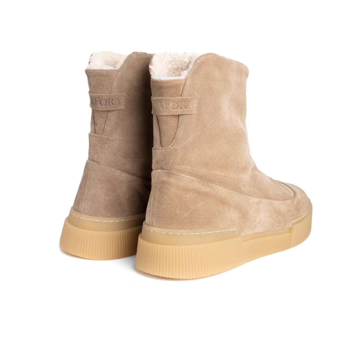 KEEPS TEDDY  SUEDE CAMEL