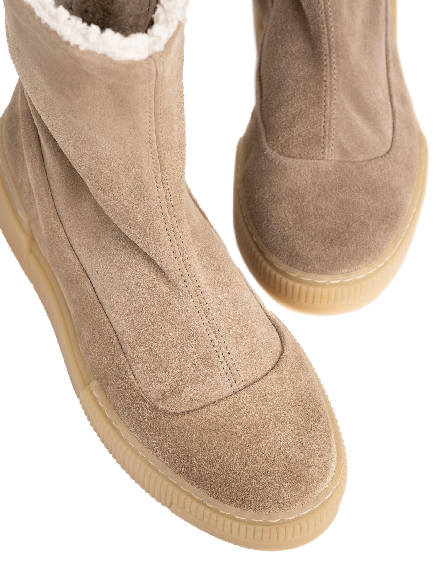 KEEPS TEDDY  SUEDE CAMEL