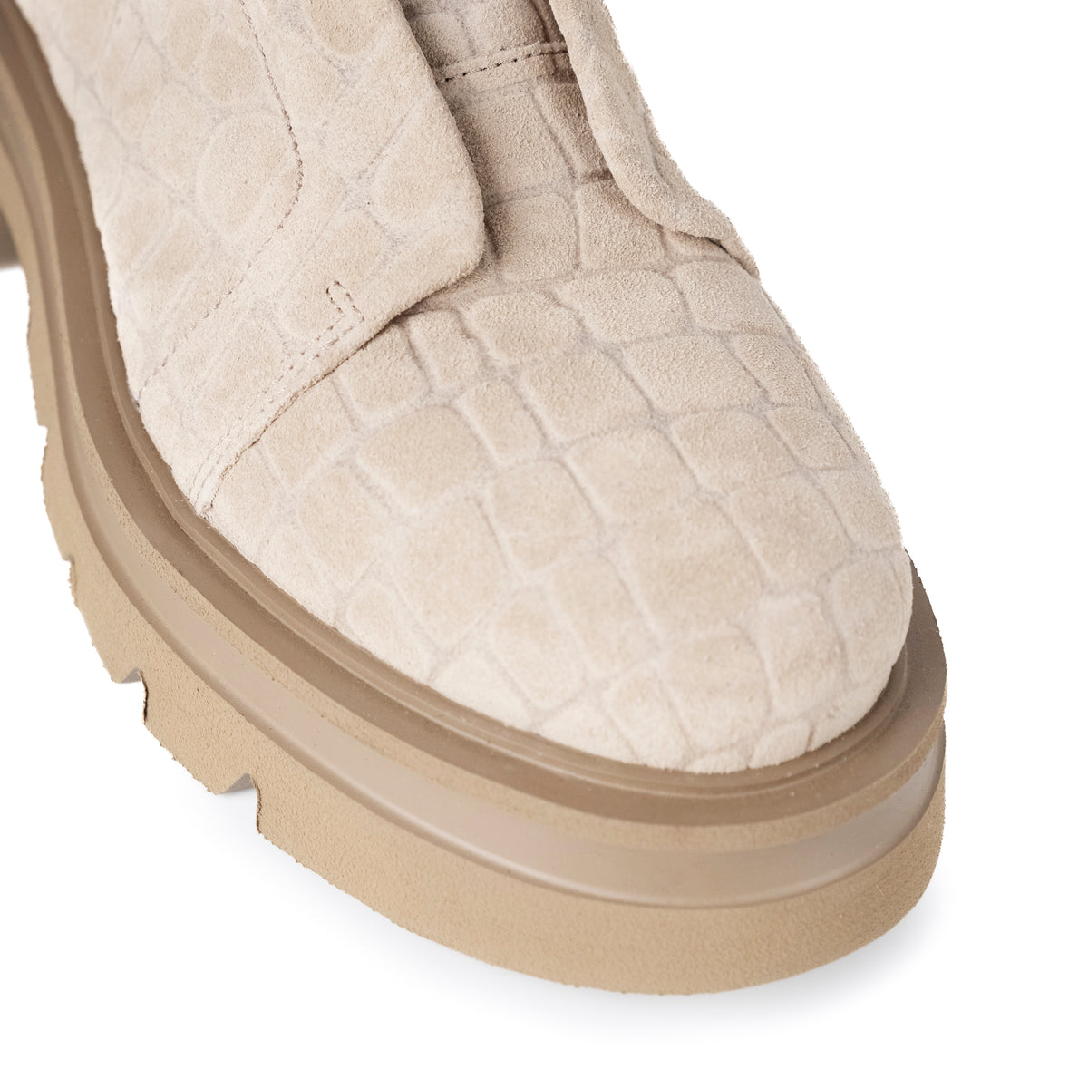 KUNI NO LACE  COCCO SUEDE NATURAL