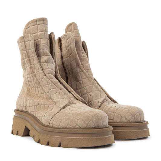 KUNI NO LACE COCCO SUEDE NATURAL CR