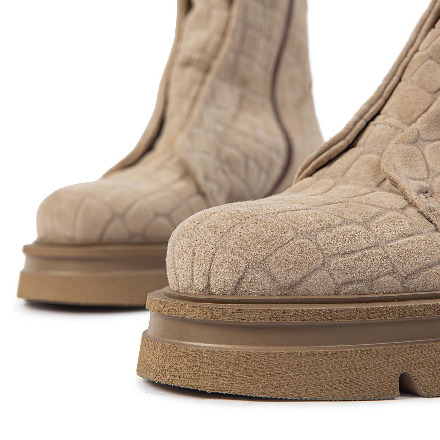 KUNI NO LACE COCCO SUEDE NATURAL CR